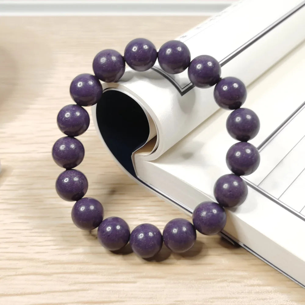 Herbal Chinese Medicine Purple Qi Donglai Purple Fragrant Bead Bracelet for Men and Women's Buddha Bead Single Circle HandString